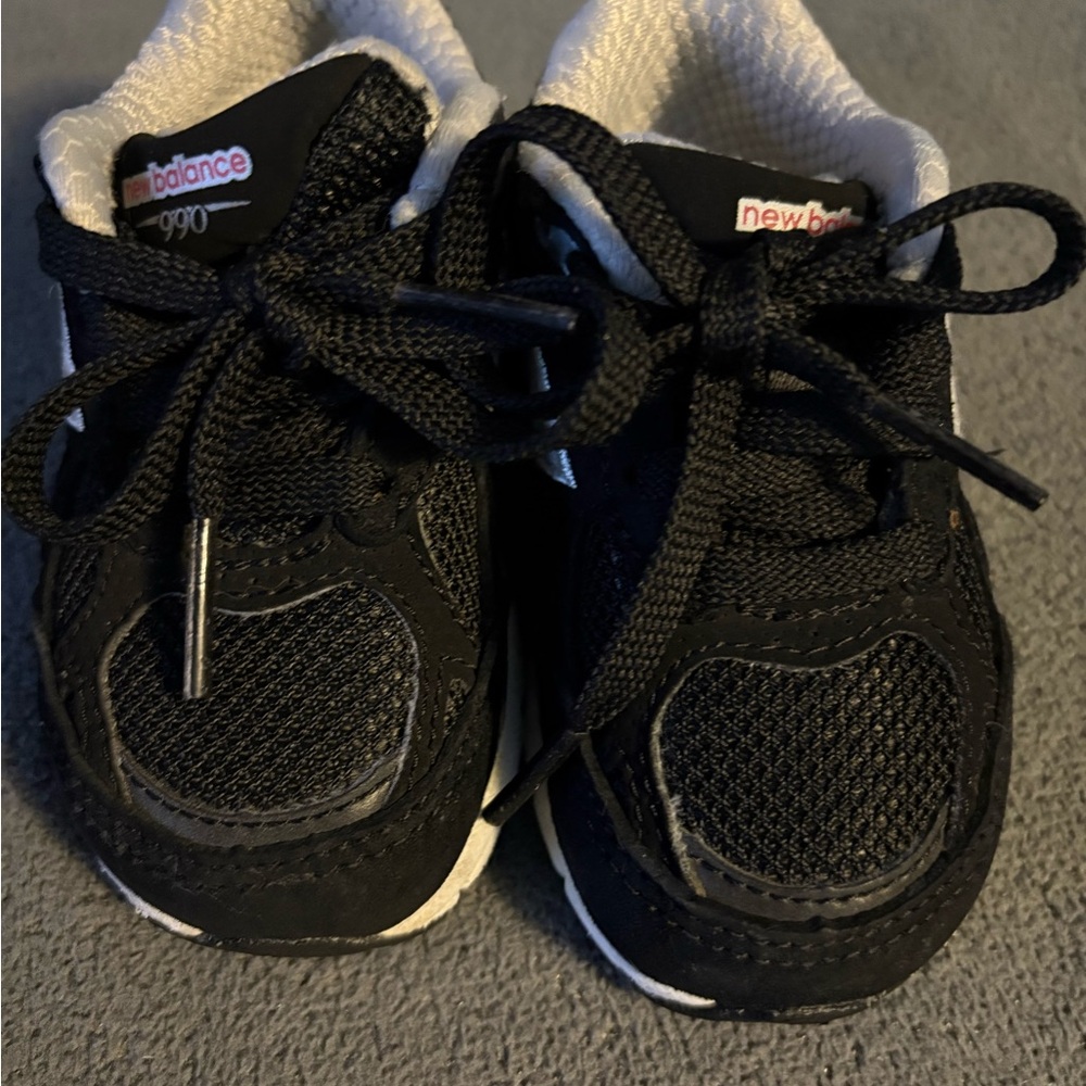 New Balance 990 Kids Black Sneakers